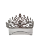 Diamond-Studded Bridal Crown Korean Style Headband Luxurious High-End Alloy Crown Diamond-Studded Bridal Crown Korean Style Headband Luxurious High-End Alloy Crown