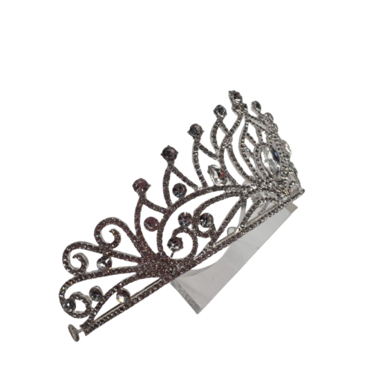 Diamond-Studded Bridal Crown Korean Style Headband Luxurious High-End Alloy Crown Diamond-Studded Bridal Crown Korean Style Headband Luxurious High-End Alloy Crown
