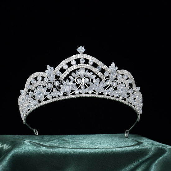 Crystal Crown Wedding Bridal Decoration Headband Zircon Princess Crown Crystal Crown Wedding Bridal Decoration Headband Zircon Princess Crown