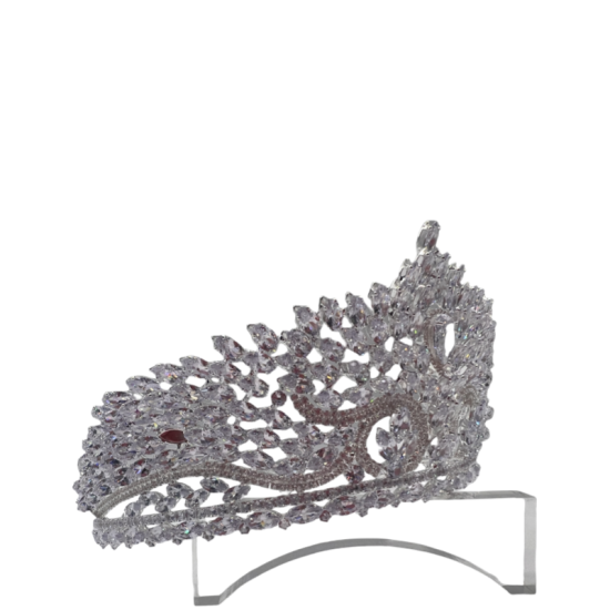 Wedding Light Luxury Princess Hair Accessories High-End Zircon Crown Wedding Light Luxury Princess Hair Accessories High-End Zircon Crown