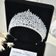 Wedding Light Luxury Princess Hair Accessories High-End Zircon Crown Wedding Light Luxury Princess Hair Accessories High-End Zircon Crown