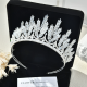 High-Grade Zircon Crown Wedding Bride Crown Princess Hair Accessories High-Grade Zircon Crown Wedding Bride Crown Princess Hair Accessories