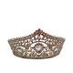 Royal Style Crown Headdress Headdress Light Luxury Rhinestone Crown Royal Style Crown Headdress Headdress Light Luxury Rhinestone Crown