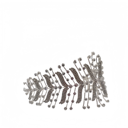 Alloy Headdress Simple And Fashionable All-Match Leaf Rhinestone Non-Slip Headband
