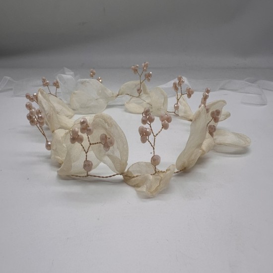 Sweet Mesh Hair Comb With Accessories Fabric Floral Headdress Sweet Mesh Hair Comb With Accessories Fabric Floral Headdress