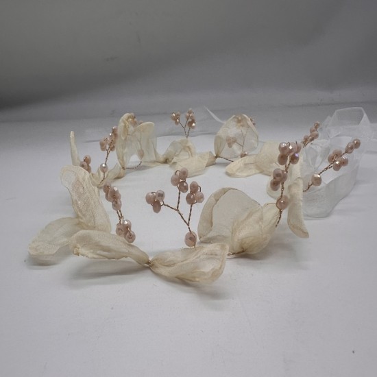 Sweet Mesh Hair Comb With Accessories Fabric Floral Headdress Sweet Mesh Hair Comb With Accessories Fabric Floral Headdress
