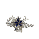 Sapphire Hair Comb Handmade Hair Ornaments Fashionable Hair Comb Sapphire Hair Comb Handmade Hair Ornaments Fashionable Hair Comb