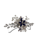 Sapphire Hair Comb Handmade Hair Ornaments Fashionable Hair Comb Sapphire Hair Comb Handmade Hair Ornaments Fashionable Hair Comb