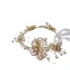Flower Wreath Braided Headband Flower Girl Pearl Headdress Flower Wreath Braided Headband Flower Girl Pearl Headdress