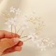 Handmade Beaded Clay Flower Hairpin Hairpin U-Shaped Pin Hair Accessories Handmade Beaded Clay Flower Hairpin Hairpin U-Shaped Pin Hair Accessories