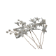 Handmade Beaded Clay Flower Hairpin Hairpin U-Shaped Pin Hair Accessories Handmade Beaded Clay Flower Hairpin Hairpin U-Shaped Pin Hair Accessories