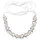 Super Shiny Rhinestone Soft Chain Pearl Handmade Beaded Headband Super Shiny Rhinestone Soft Chain Pearl Handmade Beaded Headband