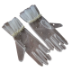 Versatile Elegant Pleated Lace Pearl Short Wedding Gloves Versatile Elegant Pleated Lace Pearl Short Wedding Gloves